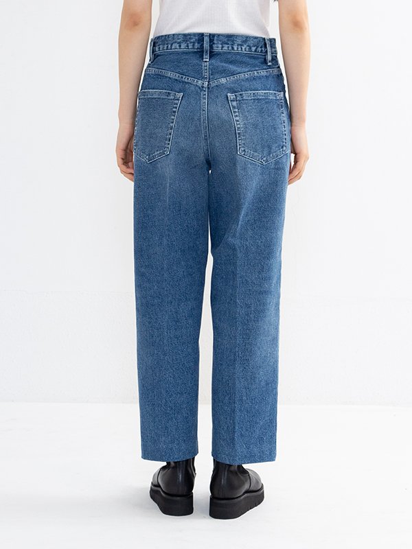 The crop jean trousers-クロップジーンズトラウザー-TANAKA（タナカ