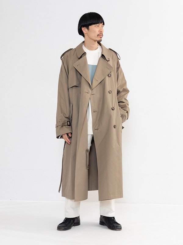 OVERSIZED TRENCH COAT-オーバーサイズトレンチコート-stein