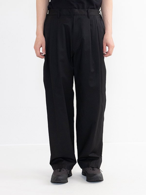 WIDE EASY TWO TUCK TROUSERS-ワイドイージートラウザー-stein ...