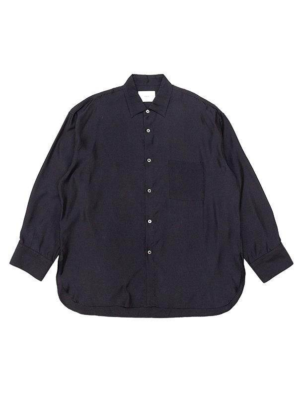 OVERSIZED CUPRO LS SHIRT-オーバーサイズキュプラロングスリーブ