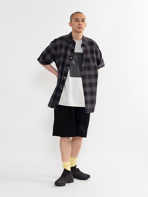 OVERSIZED SS SHIRT-オーバーサイズショートスリーブシャツ-stein