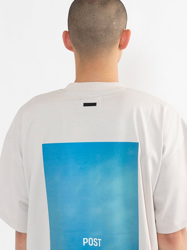 PRINT TEE（MERCERISED COTTON）- POST - | hartwellspremium.com