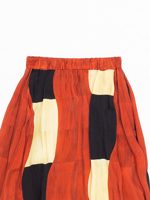 Inner print skirt インナープリントスカート TOGA PULLA