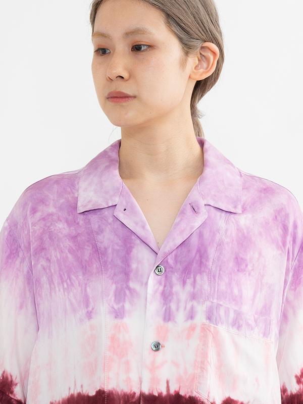 Inner tie dye s/s shirt-インナータイダイショートスリーブシャツ