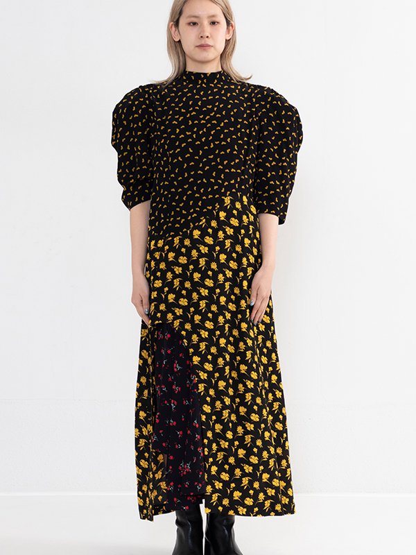 Rayon print dress-レーヨンプリントドレス-TOGA PULLA（トーガプルラ 