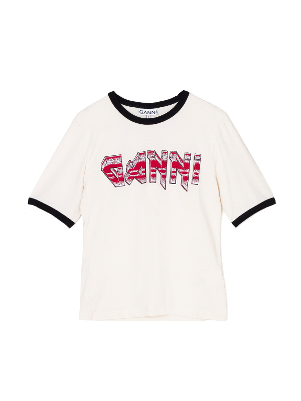 Ganni | Tops | Ganni Ufo Ying Yang Alien Graphic Relaxed Fit
