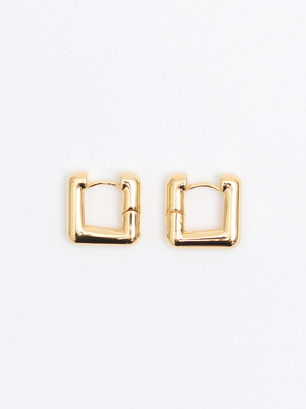 アクセサリー BONEE SQUARE HOOPS(MINI) SILVER BONEE SQUARE HOOPS(MINI) SILVER BONEE シルバースクエアピアス