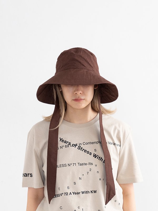 Cotton silk bucket hat-コットンシルクバケットハット-KIJIMA