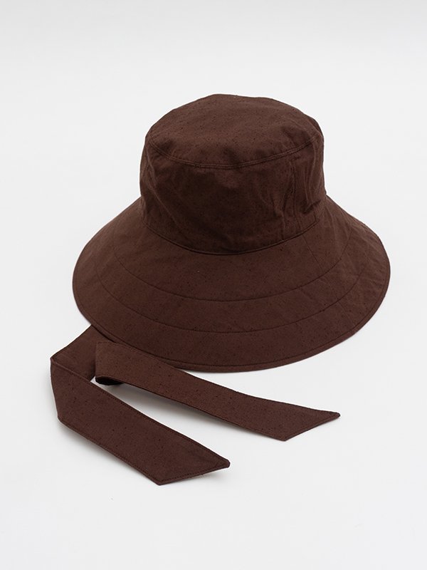 Cotton silk bucket hat-コットンシルクバケットハット-KIJIMA 