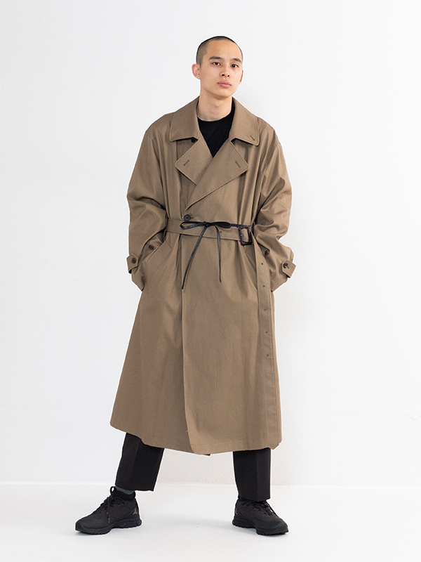 OVERSIZED DOUBLE BREASTED COAT-オーバーサイズダブルブレステッド