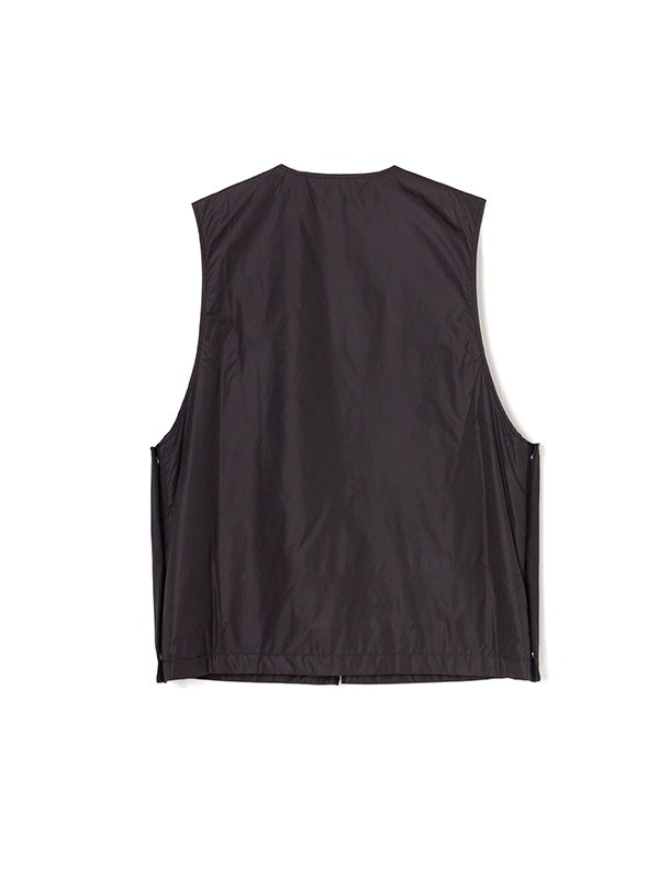 WOOL GABARDINE COMBINATION VEST-ウールギャバジン