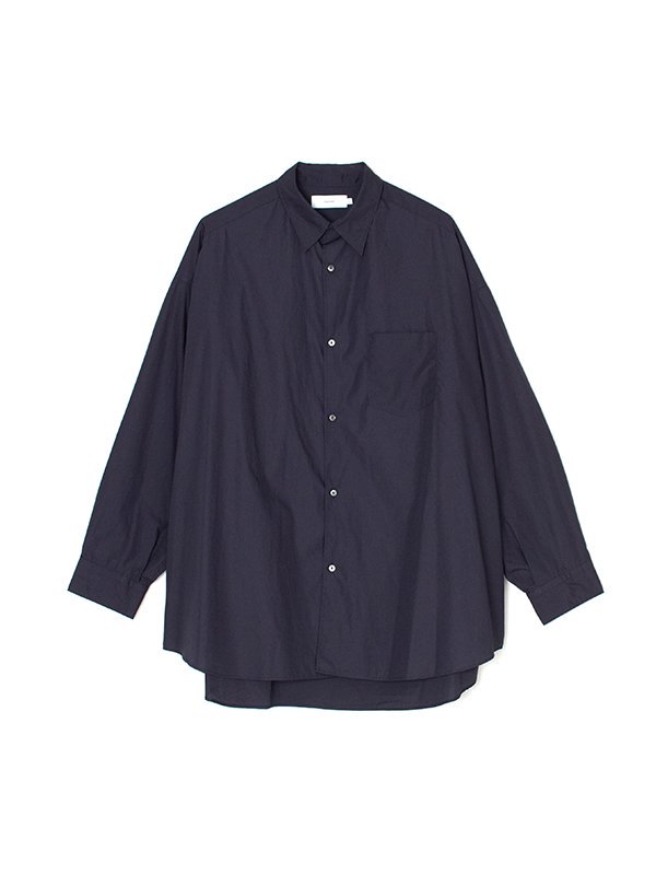 Broad l/s oversized regular collar  shirt-ブロードロングスリーブオーバーサイズレギュラーカラーシャツ-Graphpaper（グラフペーパー）通販| stcompany
