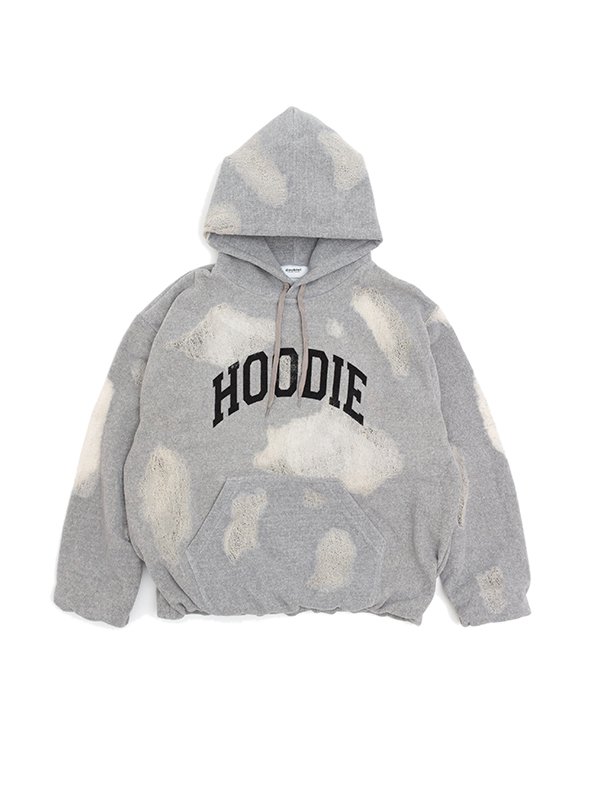 RIPPED OFF KNIT HOODIE-リップドオフニットフーディー-doublet