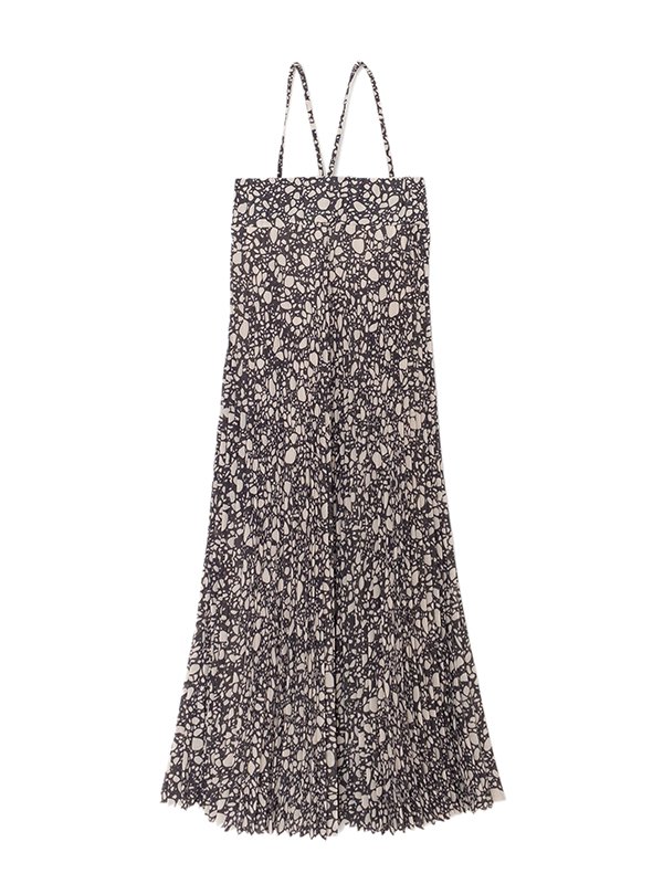 HYKE 23ss Pebble printed maxi dress - 通販 - okijinja.sakura.ne.jp