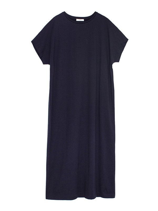 Suvin 60/2 cap sleeve dress-スビンキャップスリーブドレス-ATON（エイトン）通販| st company