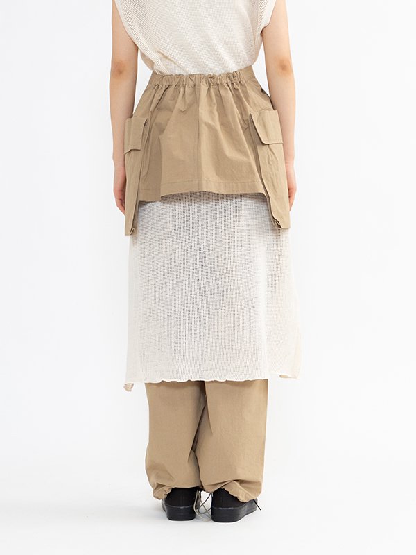 定価22000新品⭐︎pheeny Cotton nylon dump apron