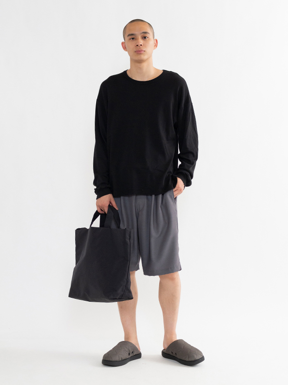 QUILTING SANDALS (WAVE STITCH MESH)-キルティングサンダル