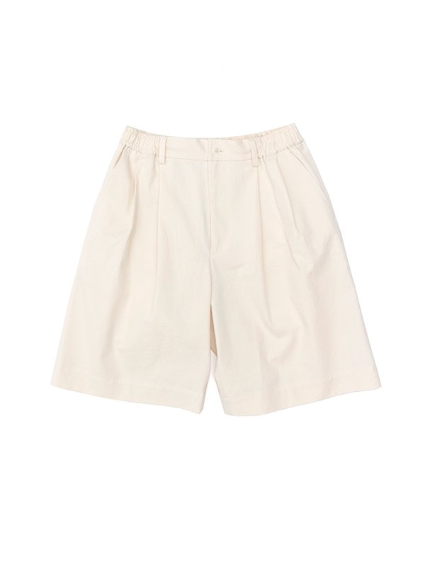 WIDE EASY SHORT TROUSERS-ワイドイージーショートトラウザー-stein