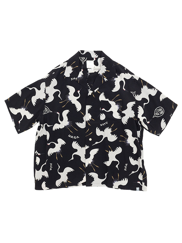 VISVIM ビズビム 半袖シャツ 0123105011018 CROSBY SHIRT S/S HIKAKU ヒカク オープンカラー シャツ ベージュ系 4【新古品】【未使用】