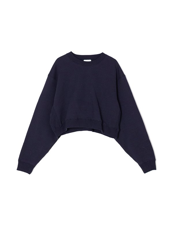 CROPPED SWEAT SHIRT-クロップドスウェットシャツ-HYKE（ハイク）通販