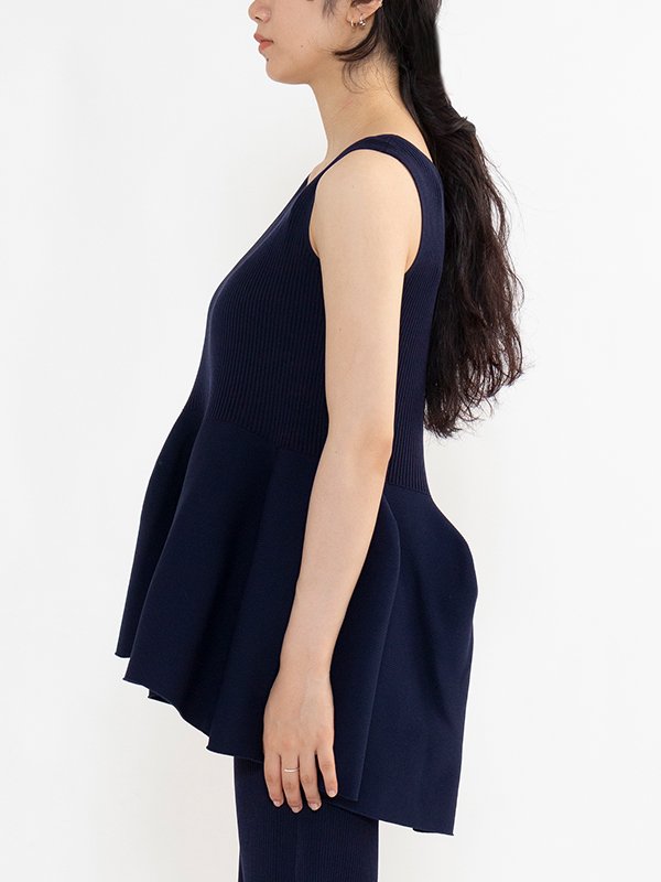 POTTERY CUPRO SLEEVELESS TOP-ポタリーキュプラスリーブレストップ