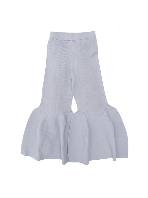 POTTERY CUPRO BELL BOTTOM PANTS-ポタリーキュプラベルボトムパンツ