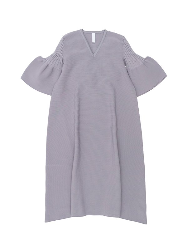 POTTERY SHORT BELL SLEEVE FLARE DRESS-ポタリーショート