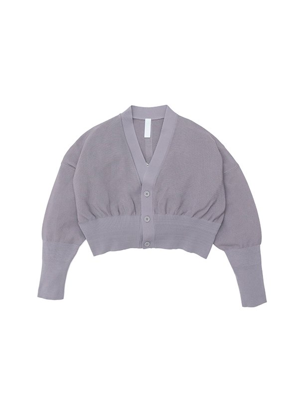 CUPRO GARTER CROPPED CARDIGAN-キュプラガーターカーディガン-CFCL