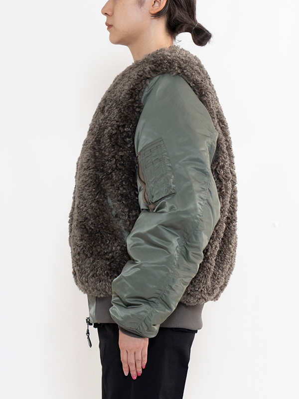 FAUX SHEARLING TYPE MA-1-フォーシアリングタイプエムエーワン-HYKE