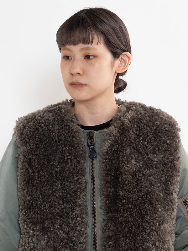 FAUX SHEARLING TYPE MA-1-フォーシアリングタイプエムエーワン-HYKE