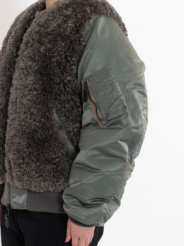 FAUX SHEARLING TYPE MA-1-フォーシアリングタイプエムエーワン-HYKE