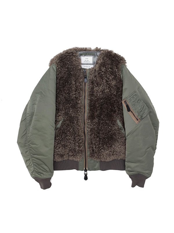 FAUX SHEARLING TYPE MA-1-フォーシアリングタイプエムエーワン