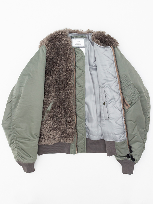 FAUX SHEARLING TYPE MA-1-フォーシアリングタイプエムエーワン-HYKE