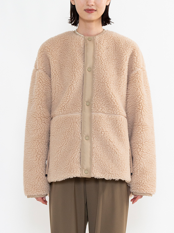 FAUX SHEARLING JACKET-ファーシアリングジャケット-HYKE(ハイク
