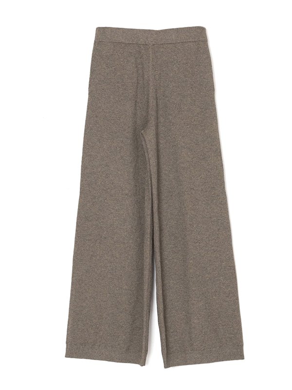 C/C KNIT THERMAL TRACK PANTS-コットンカシミヤニットサーマルトラックパンツ-HYKE（ハイク）通販| st company