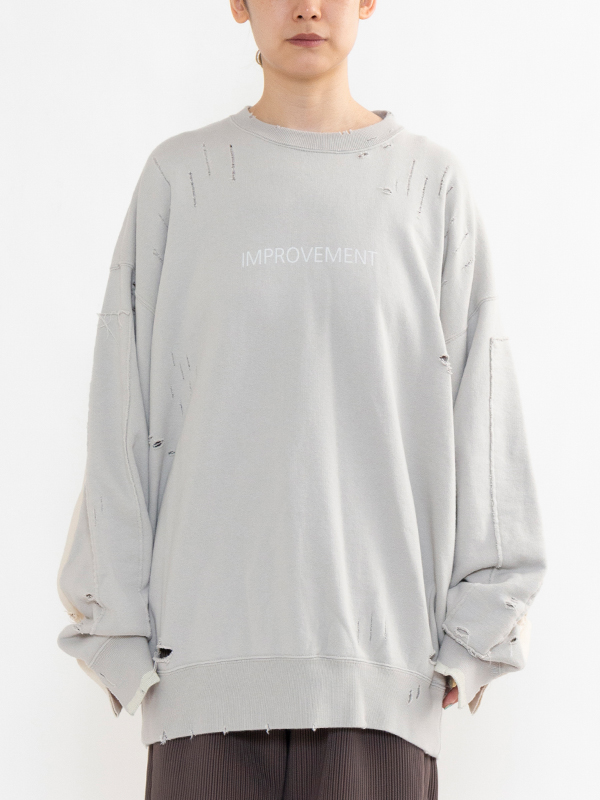 OVERSIZED REBUILD SWEAT LS-オーバーサイズリビルドスウェットロング