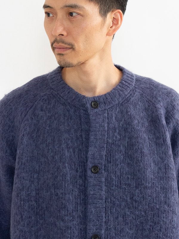 KID MOHAIR KNIT CARDIGAN-キッドモヘアニットカーディガン-stein