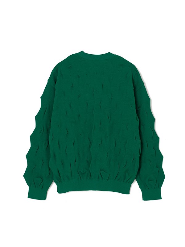 BUMPY PATTERNED KNIT LS-バンピーパターンニットロングスリーブ-stein