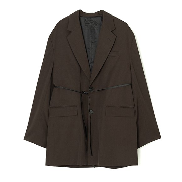 OVERSIZED SINGLE BREASTED LONG JACKET-オーバーサイズブレストロング