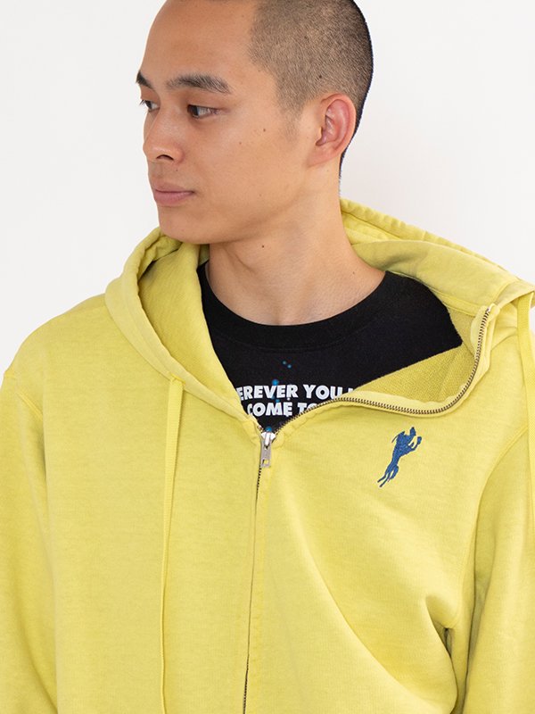 HALF LOOSE ZIP UP HOODIE-ハーフルーズジップアップフーディー