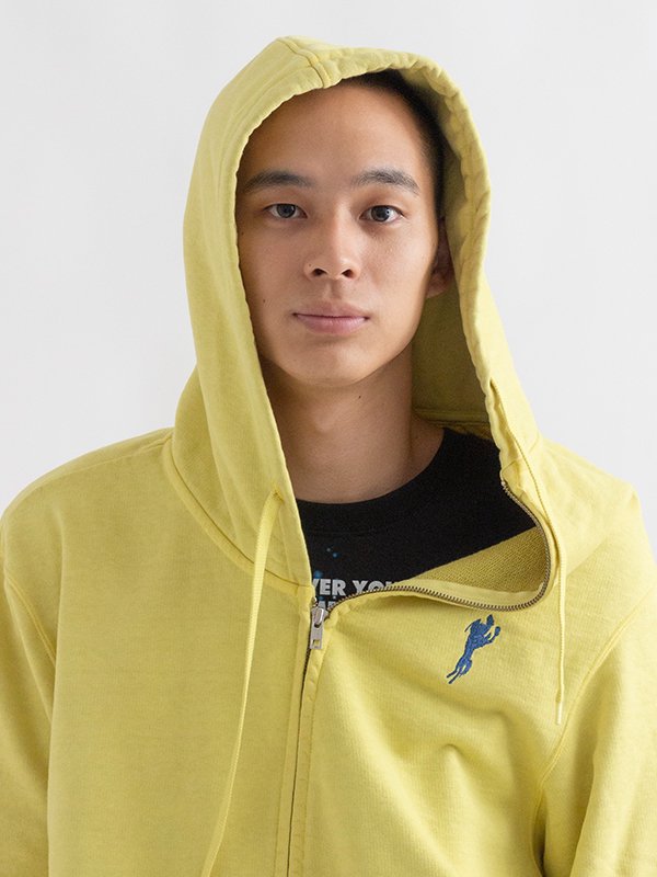 HALF LOOSE ZIP UP HOODIE-ハーフルーズジップアップフーディー