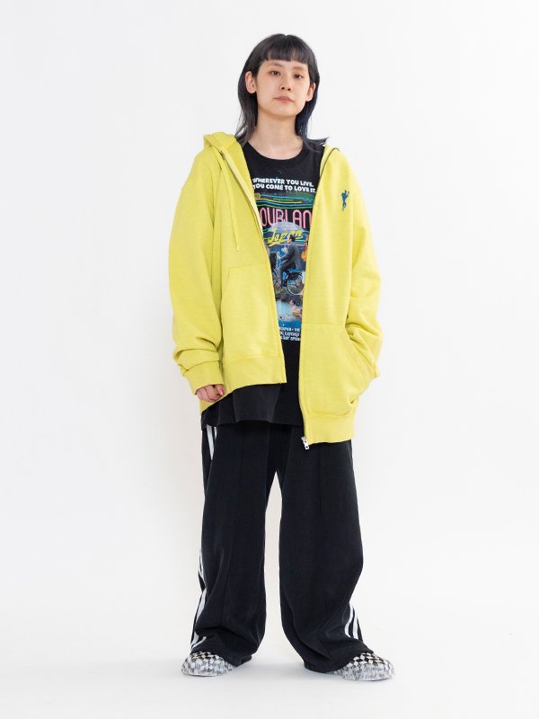 HALF LOOSE ZIP UP HOODIE-ハーフルーズジップアップフーディー