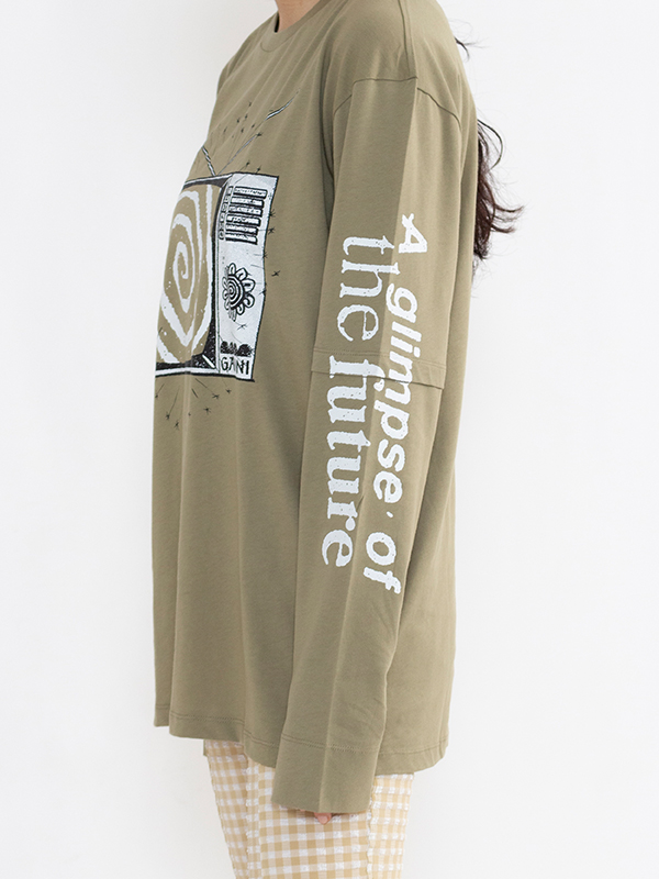 Light jersey tv long sleeve t-shirt-ライトジャージーtvロング