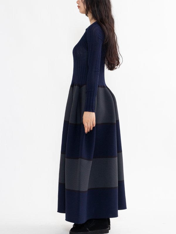 POTTERY LONG SLEEVE DRESS-ポッタリースリーブロングスリーブドレス