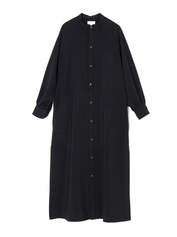 HYKE(ハイク) MAXI SHIRT DRESS 1 ネイビー新品未使用定価¥38500