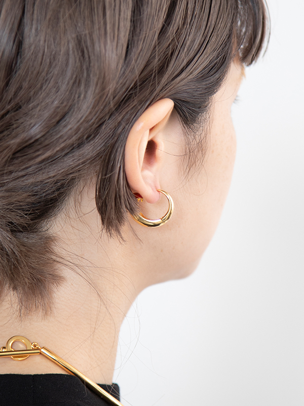 EAR CUFF/BIG(GOLD)-イヤーカフ-HYKE（ハイク）通販| st company