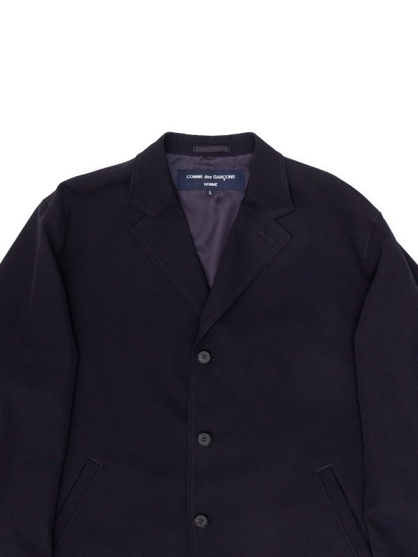 Wool gabardine jacket-ウールギャバジンジャケット-COMME des GARCONS