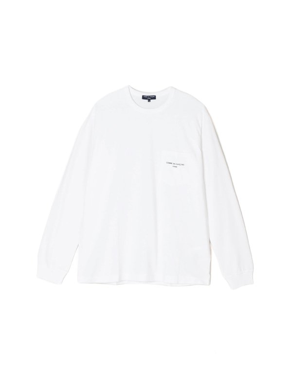 コムデギャルソン boy ■バックプリント シャツ white sizeS
