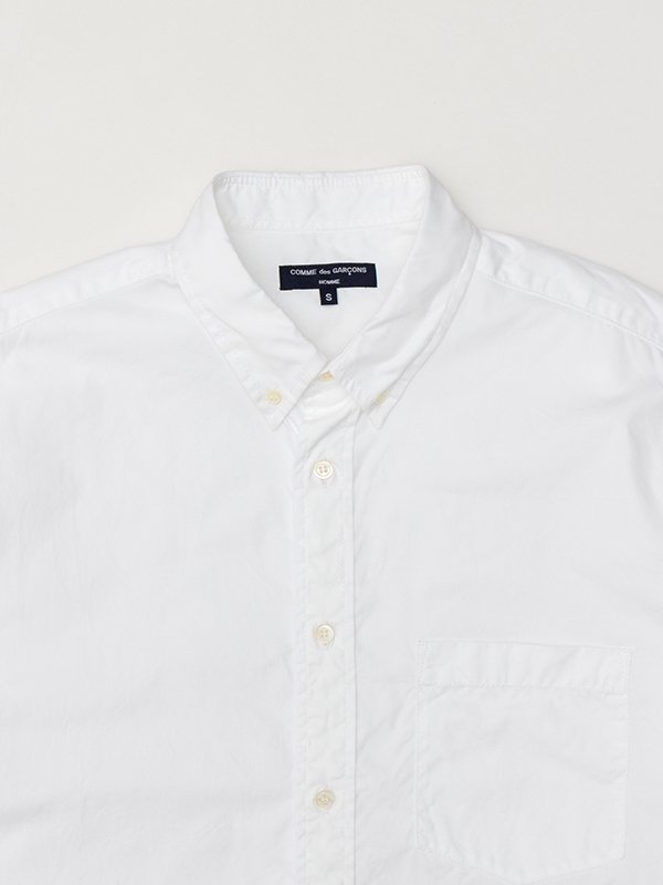 Cotton pinpoint ox shirt-コットンポプリンオックスシャツ-COMME des