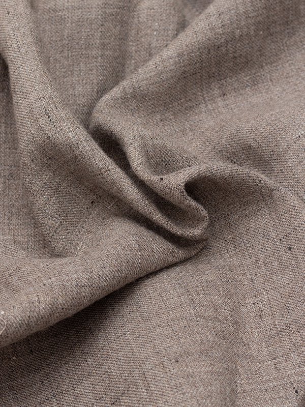 Linen wool sharkskin classic shirt-リネンウールシャークスキン